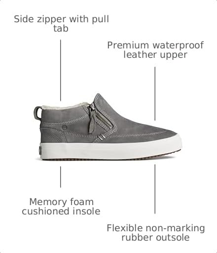 Image of Sperry Women's Crest Lug Side Zip | Casual Shoes