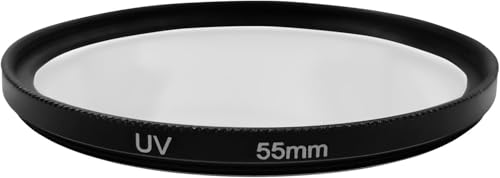 55mm UV Filter, Compatible with Canon EOS R7 RF-S 18-150mm F3.5-6.3 is STM,EF-M 18-150mm f/3.5-6.3 is STM,RF-S 55-210mm F5-7.1 is STM,EF-M 11-22mm f/4-5.6 is STM,Hxdzieory