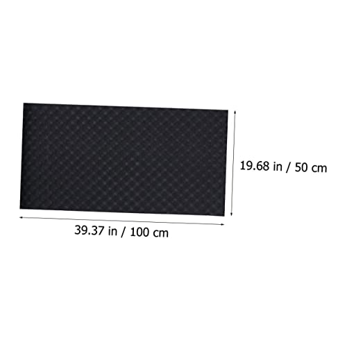 Black Self Adhesive Soundproof Pad, 2Pcs Rubber Plastic Noise Reduction miniatura 2