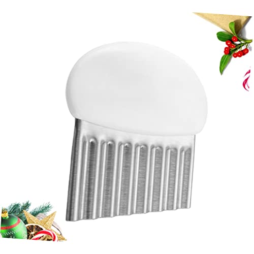 SOLUSTRE Cortador Ondulado de Acero Inoxidable 2pcs miniatura 7