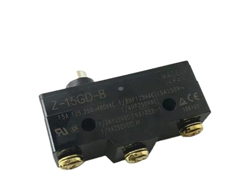 Microinterruptor Z-15GD-B con émbolo de rodillo de alta sensibilidad para automatización 6