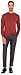 Mens Lightweight Crewneck Sweater - Dry Fit Moisture Wicking Pullover Sweaters Wine