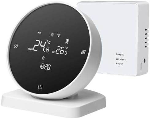 Gas Boiler Thermostat for Gas Boiler Heating Tuya WiFi Thermostat...