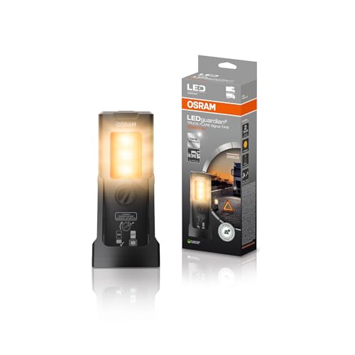 OSRAM LEDguardian TRUCK FLARE Signal TA19 Essential, straßenzugelassenes LED-Warnlicht für LKW und Fahrzeuge über 3,5t, vorgeschrieben in Deutschland
