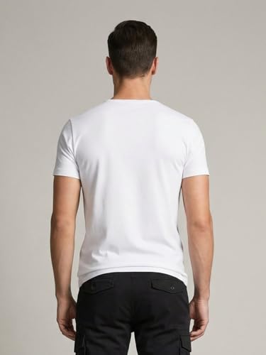 Image of Nobero 100% Cotton T Shirts for Men Stylish | Regular Fit | Graphic Printed T Shirts for Men 180 GSM Combed Cotton | Round Neck Half Sleeve | Pack of 3