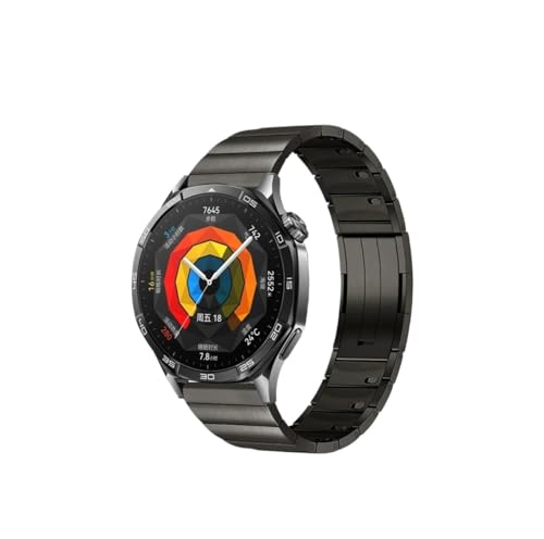 [LOKLNEYK] �ɓK������Huawei GT6/GT6 Pro/ 5 /46mm�o���h�ɓK������22mm�X�e�����X�X�`�[���o���h(Gary,For Huawei Watch 5 46mm)