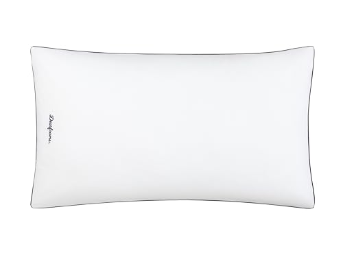 Dearfoams Bed Pillows,Set of 2 King Size, Luxurious 200 TC Cotton Down Alternative Bed Pillows,Supportive for Back, Side & Stomach Sleepers by Dearfoams - Used condition - Image 2