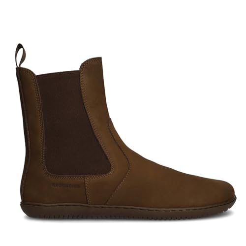 GROUNDIES Camden Women - Damen Barfußschuh/Barfuß-Stiefelette/Barfuß-Boot (chocolate, EU Schuhgrößensystem, Erwachsene, Numerisch, M, 41)