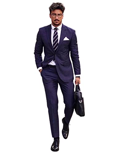 Veste à revers en pointe et pantalon de costume haut de gamme pour cérémonie et mariage
