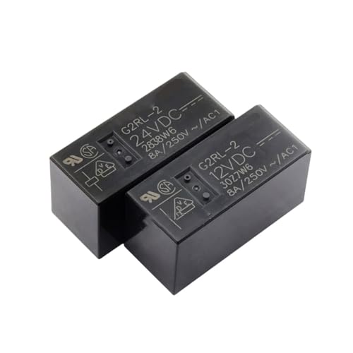 Relais de puissance G2RL-2 12V CC à commutation stable 8A pour armoire domotique