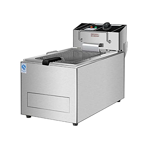 Catering 4500w Fritteuse Edelstahl Elektro Fritteuse 11L Großes Fassungsvermögen Edelstahl 304 Verstärkter Korb Geeignet…