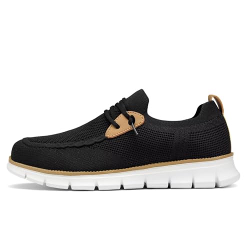 Image of Mens Casual Loafers Shoes Slip On Fashion Walking Dress Sneakers Business Oxfords Work Lightweight Soft Sole Zapatos