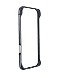 iPhone Air 用 バンパー ケース アルミ アイフォンAir アルミケース 軽量 SUGOIDAN 携帯ケース カメラレンズ保護 シリコン 二層構造 柔軟 耐衝撃 アイホンエア カバー ストラップホール付き（ブルー）