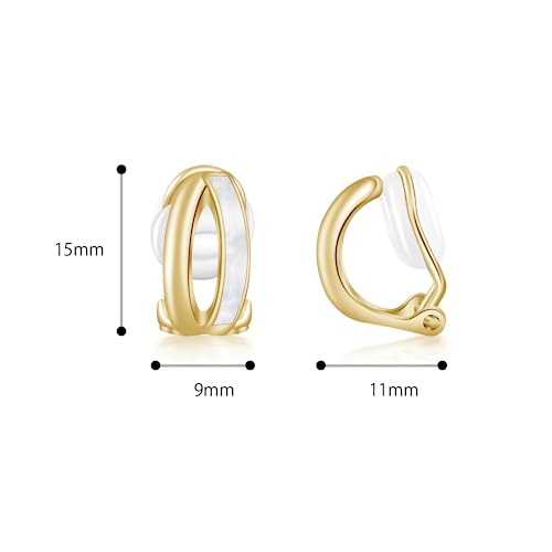 Pendientes sin agujeros de plata ley 925 regalo perfecto para mujer 5