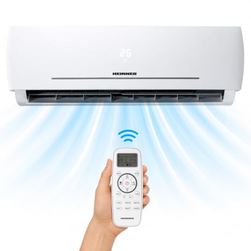 HACMS Multisplit Klimaanlage Split 24000 BTU Set mit 3 Innengeräten (2x 9000 + 1x 12000 BTU) – Inverter...