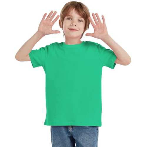 Image of Dreammonkey 2T-12Years Kids Cotton T-Shirt Short Sleeve Crew Neck Tshirt for Boys and Girls