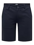 ONSMARK SHORT 0209 NOOS Only & Sons Short pour Homme, Bleu Nuit, M