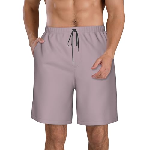 Light Gray Men's Beach Pants-Quick-Dry & Comfortable Mens Beach Shorts for Men, Perfect for Surfing and Everyday Wear