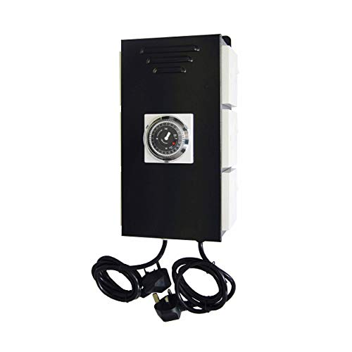 SunStream 6 Ausgänge Wachstumslicht-Steuerungssystem mit Timer, Vorschaltgerät oder Wachstumslicht-System Cover