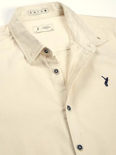 Image of Thomas Scott Men's | Solid | Full Sleeve | Slim Fit | 100% Cotton | Button Down | Casual Shirt