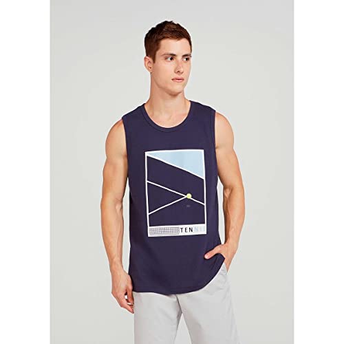 Camiseta regata, Masculino, Hering, Preto, G