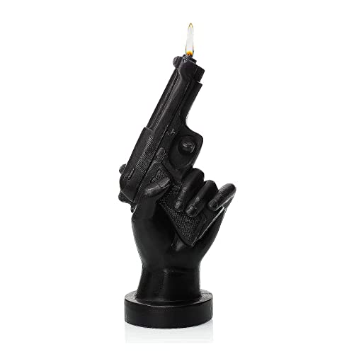 Hand with Gun Candle by Gute - Great Gift for Gun Enthusiasts, Veterans, US Army Gifts, Military Gifts, Police Gifts, Shooter Gifts, Gun Shaped, Hand Candles, Father's Day Gifts 8