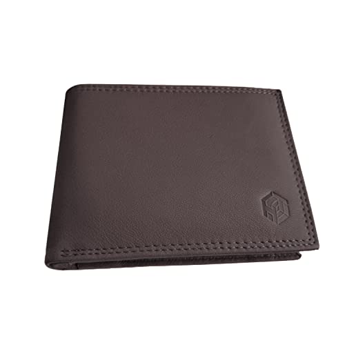 Harry Tonnish Men's Premium Leather Bi-Fold Wallet | Stylish & Durable | Compact & Lightweight for Everyday Use | Gift for Men (with 6 Month Warranty)