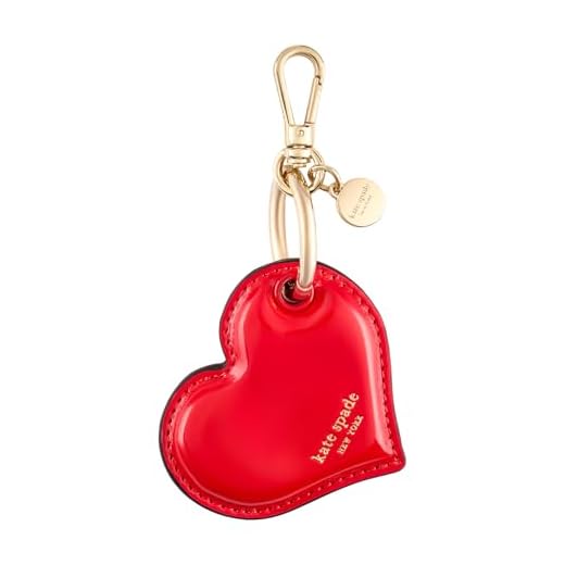 Kate Spade Heart-Shaped AirTag Keychain
