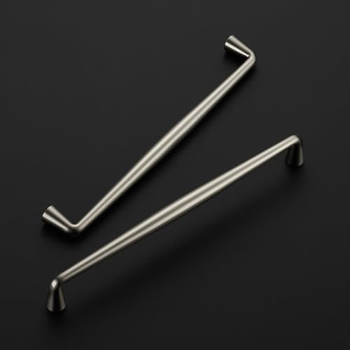 Image of Ravinte Brushed Nickel Cabinet Handles Solid Handles,8 Inch,20 Pack