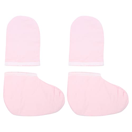 Guantes de baño con cera de parafina, botines, guantes aislados de parafina, juego de fundas para pies