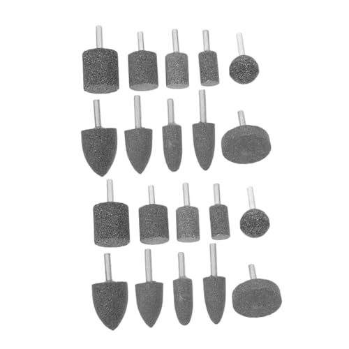 Meules affutage abrasives lot de 20 meules rotatives pour polissage de precision du metal