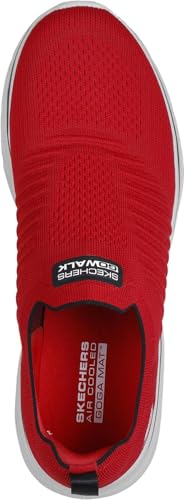 Skechers - Mens Go Walk 7 - Diligent Slip On Shoes, Color Red/Black, Size: 12 M US2
