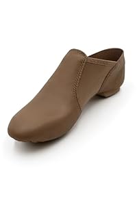Capezio "E Series EJ2C Jazz Slip On(Little Kid/Big Kid),Caramel,10.5 W US Little Kid
