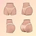 RYUNMP Silicone Butt Crossdressing Hiding Panty Crossdresser Butt Drag Queen Men's Underwear for Cosplay (US, Alpha, Medium, Large, Regular, Regular, Ivory white)
