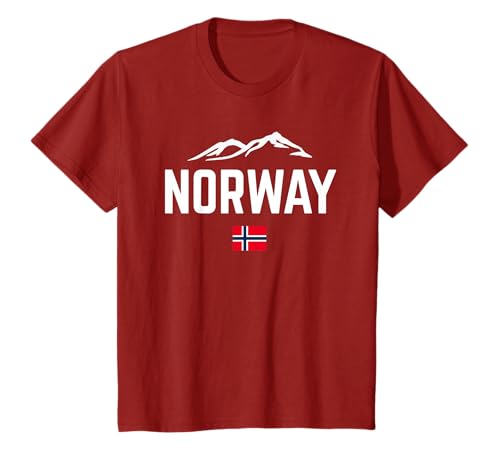 NORUEGA Bandera | Hombres Mujeres Niños | NORUEGA Camiseta