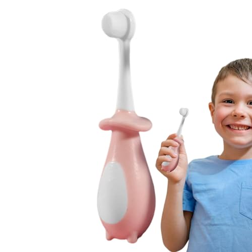 Cepillo de dientes suave para niños | Cepillo de dientes manual antideslizante de dibujos animados | Cepillo de dientes de cerdas suaves colorido para el hogar, viajes, vida cotidiana y baño