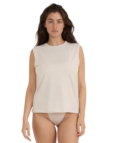 Organic Basics Women's Easy Tank Top, Sandstone