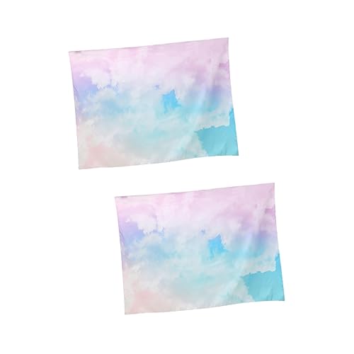 2 Pezzi Di Fondale in Tessuto Con Per Fotografia Sfondo Per Feste Arazzo Multiuso Decorazione Da Parete