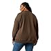 ARIAT Women's Oversized Crew Sweatshirt, Banyan Bark, X-Small