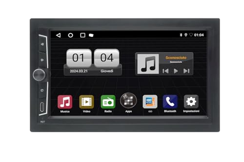 CARATTERISTICHE TECNICHE: Sistema operativo ANDROID 12. Memoria ROM 32Gb. RAM 2Gb. Monitor TFT/LCD 6.75” touch screen capacitivo. Risoluzione 1024x600 pixel. Sintonizzatore Radio FM/AM/RDS/EON PLL. Ricevitore Dab+ USB. Memorizzazione ultima posizione.