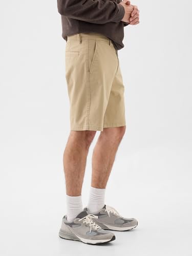Image of Gap Men Solid Regular Fit Mid Rise Shorts