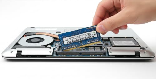 Image of 4GB DDR3L 1600MHz Laptop RAM for Hynix (PC3L-12800S, 204-Pin SO-DIMM, 1.35V, 1Rx8 Single Rank) Non-ECC Unbuffered Memory - HMT451S6AFR8A-PB