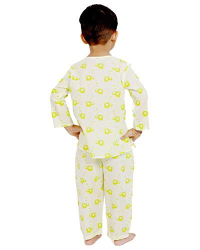 Image of Cotton Night Suit for Boys & Girls | Pajama Sets | Baby Top & Pant | Kids Dress | Printed Night Dress | Sleepwear Suit | P-3
