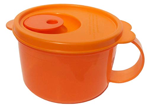 Tupperware Crystalwave Soup Mug. Orange