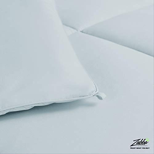 Beckham Hotel Collection 1300 Series - All Season - Luxury Goose Down Alternative Comforter - Hypoallergenic - Queen/Full - Sky Blue - Thumbnail 5