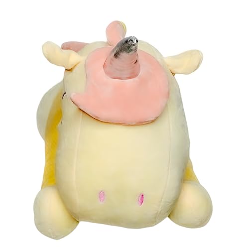 Image of Storescent Soft Toys for Kids - Stuffed Animal Plush Soft Toy for Boys & Girls | Plushie Toy Unicorn Yellow 30cm