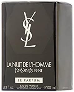Yves Saint Laurent La Nuit De L'Homme Le Parfum Spray for Men, 3.3 Ounce (Pack of 2)