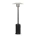 Sunjoy 47,000 BTU Avanti Outdoor Portable Propane Heater for Patio and Garden with Safety Auto Shut Off Valve and Wheels, Black…