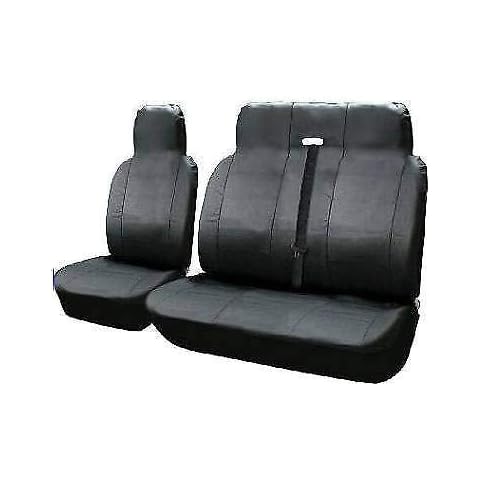 FSW 2+1 Black Leather Seat Covers for Vito Cover