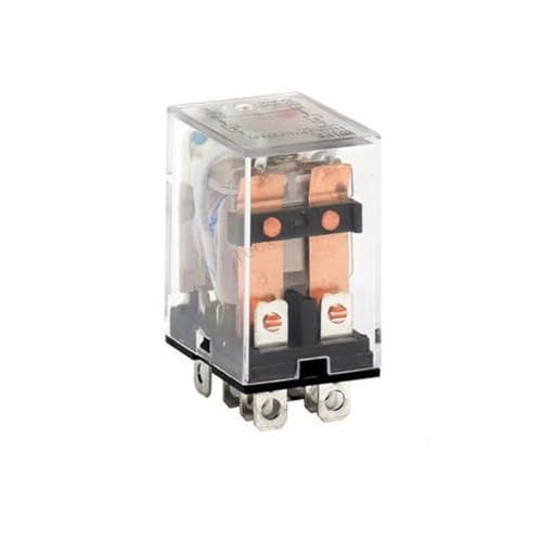 Relé electromagnético DPDT con bobina de potencia de 8 pines y zócalo de conexión estable